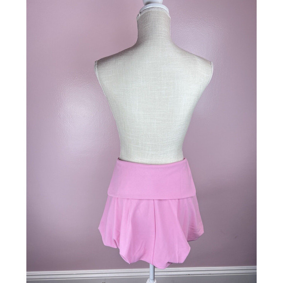 NWT Zara Barbie Pink Tube Top Strapless top/Skirt Bubble Lined Blogger Fav Sz M - Picture 7 of 14